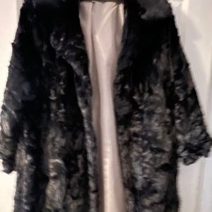 Faux Fur Cocktail Coat